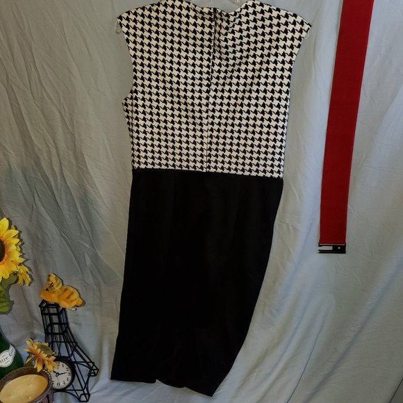 323- Spense Sleeveless Casual Professional Wear to work Dress with belt - Picture 5 of 7